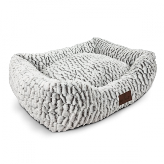 Katzenbett Candice - flauschiger Rückzugort - 61 x 48 x 15 cm Mascosana