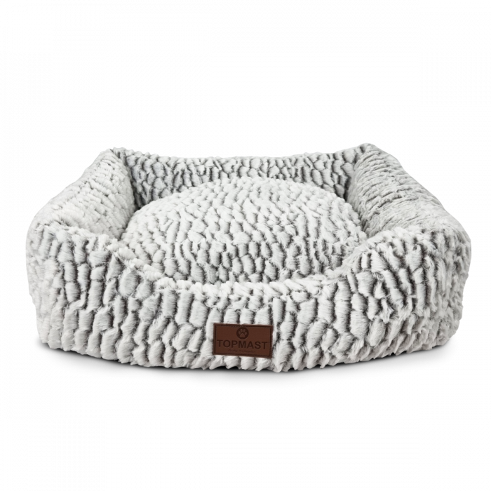 Katzenbett Candice - flauschiger Rückzugort - 61 x 48 x 15 cm