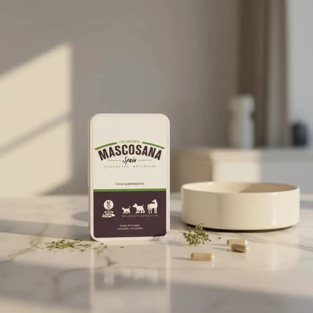 Mascosana - Cissus 3-Monats Gelenkkur für Hunde, Katzen & Pferde - 3 x 30 Kapseln Nahrungsergänzung für Gelenkschutz und Gewebeaufbau Mascosana