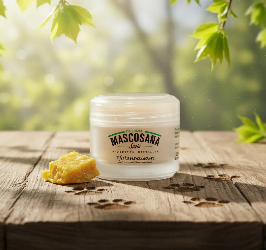 Mascosana - Huf- und Pfotenbalsam für Hunde, Katzen & Pferde 80 ml - Naturprodukt mit reinem Bienenwachs Mascosana