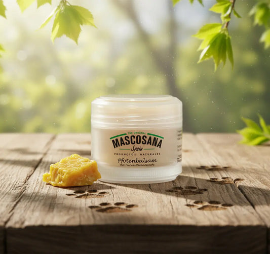 Mascosana - Huf- und Pfotenbalsam für Hunde, Katzen & Pferde 80 ml - Naturprodukt mit reinem Bienenwachs Mascosana